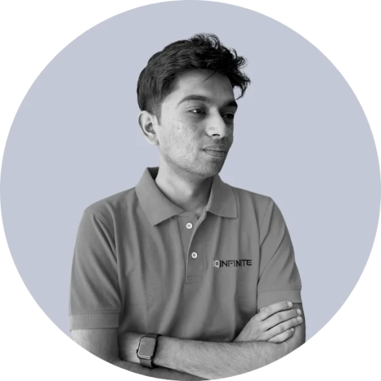 Poojan Jain - Professional at IQ Infinite Technologies